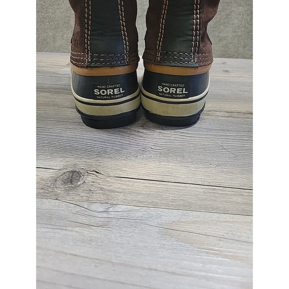 Sorel Joan of Arctic Waterproof‎ Boots NL1540-256 Women's Size 6 Brown Leather